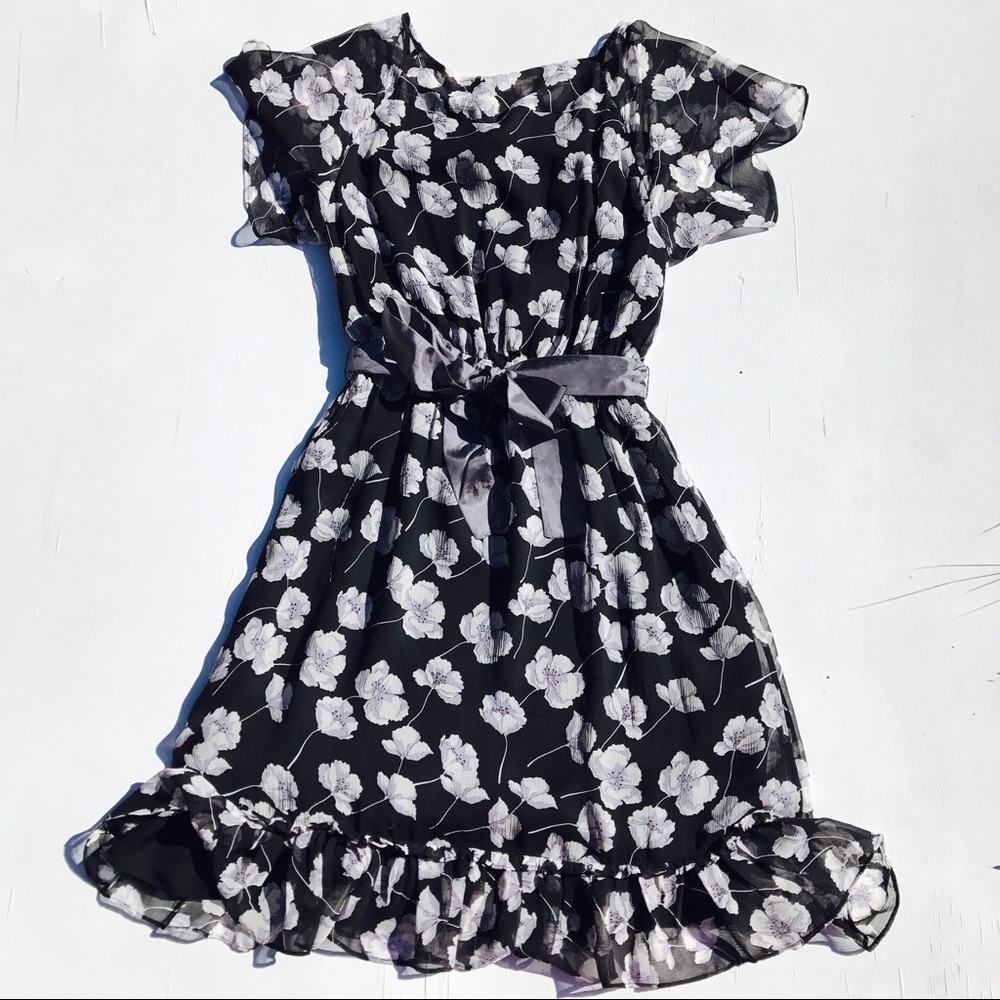 Sundance Catalog Floral Silk Ruffle Midi Dress - Picture 8 of 8
